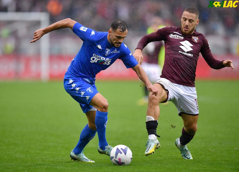 Empoli sẽ đối đầu với Torino tại vòng 31 Serie A