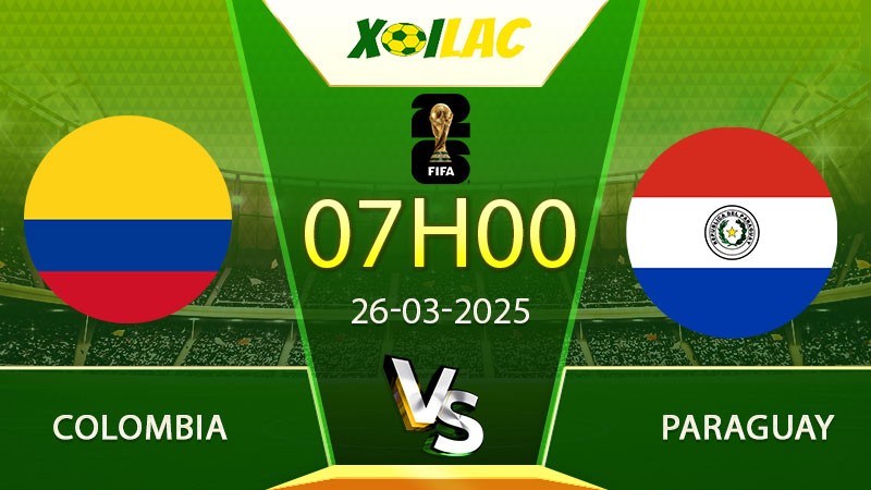 Soi kèo Colombia vs Paraguay