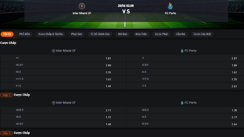 Inter Miami vs FC Porto