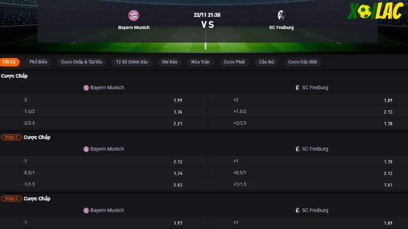 Bayern vs Freiburg